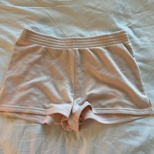 pink tna sweatshorts (size m)